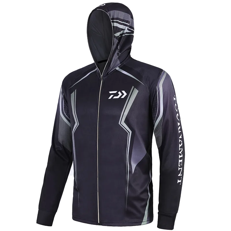 Жилет для рыбалки DAIWA Мужская быстросохнущая рыболовная рубашка с длинным