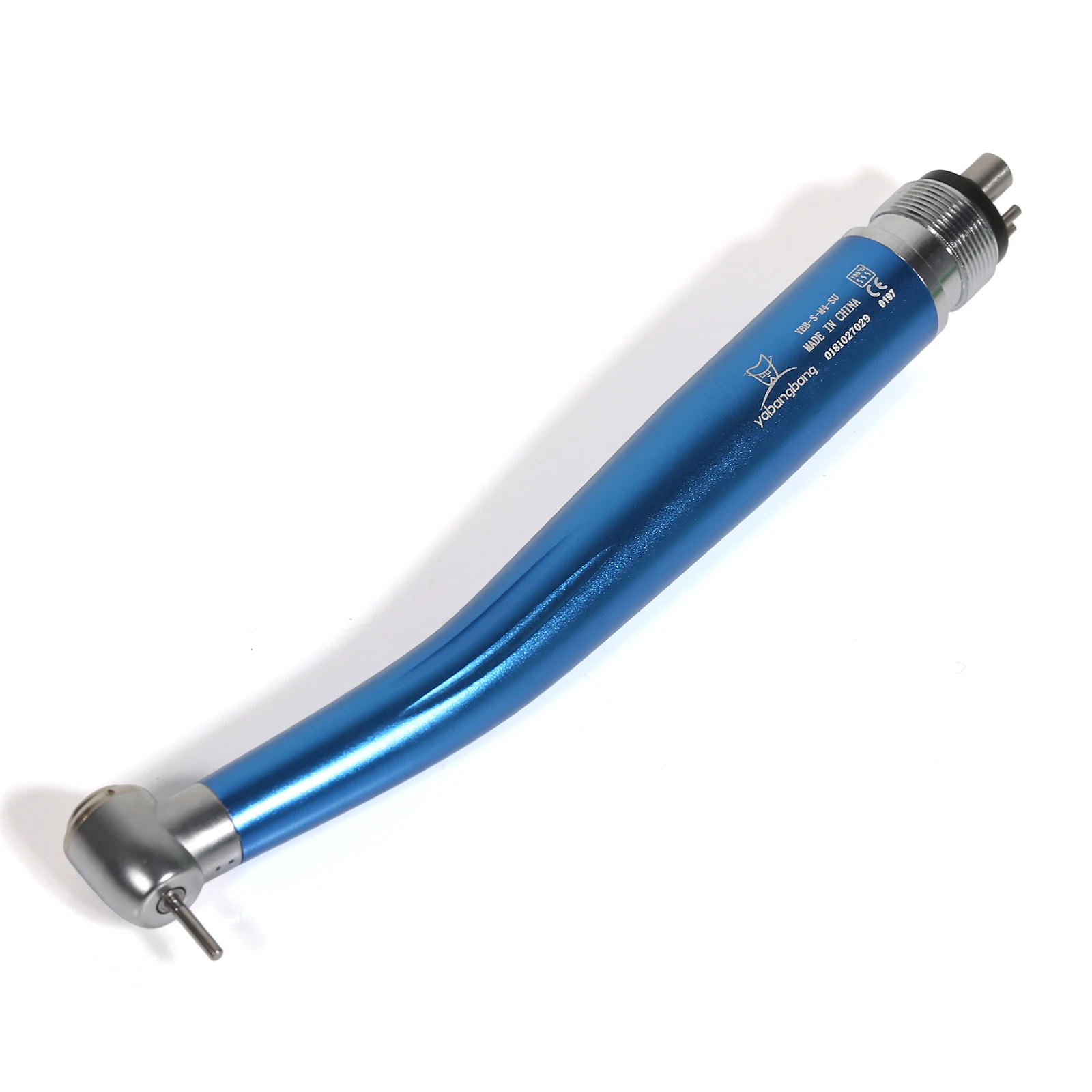 

10 pcs NSK style Dental handpiece high speed 4 Hole Standard Head Single Water Spring blue color YABANGBANG