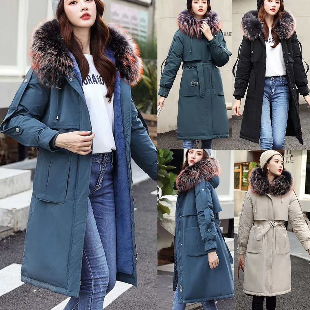 Модная верхняя одежда куртки с капюшоном и длинными рукавами хлопковой