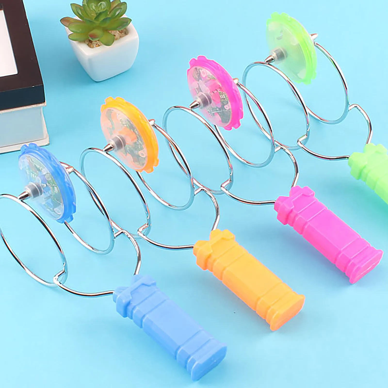 Ручной вращающийся инерционный волшебный Летающий спиннинг Топ креативные