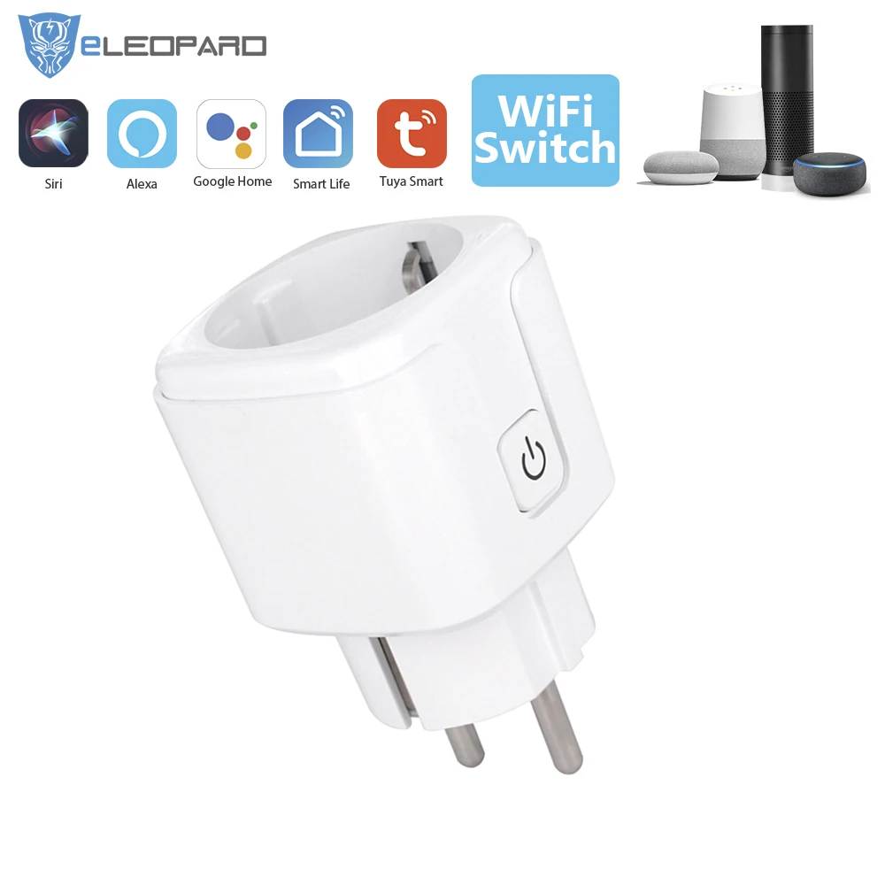 Умная розетка с монитором, 16 А, Wi-Fi