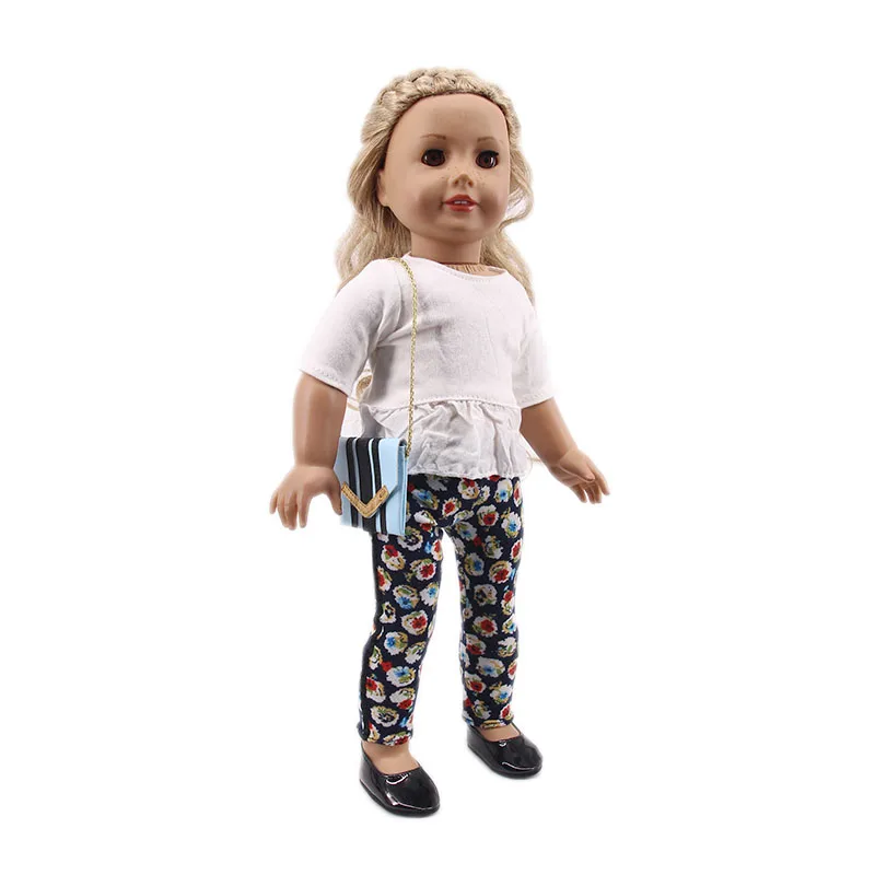

Doll Clothes Trend Cute Suspenders, Suitable For 18 Inch American&43Cm Baby New Born Doll Clothes Accessories Girl`s Toys