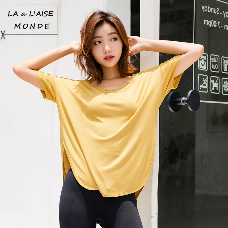 Топ для йоги женские спортивные футболки фитнеса топы Спортивные женщин