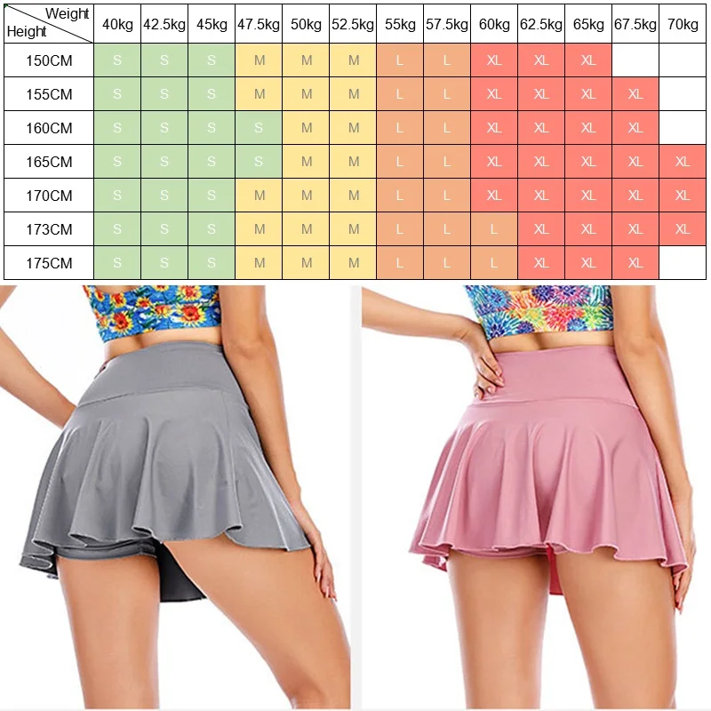 

Cloud Hide Tennis Skirts Women Sports Golf Pleated Skirt Fitness Shorts High Waist Athletic Quick Dry Running Short Sport Skort