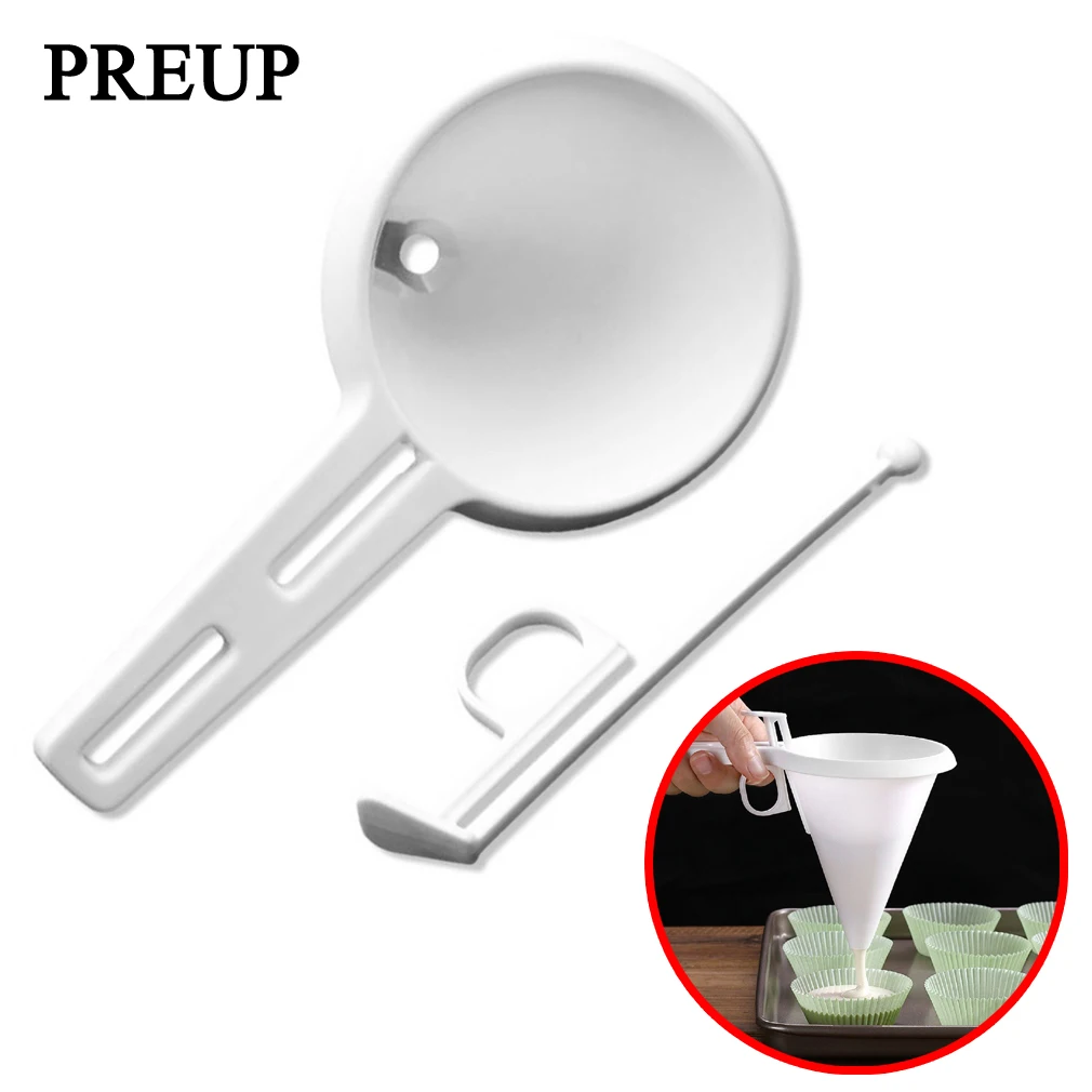 PREUP ручные инструменты для выпечки Воронка крем дозатор шоколада жидкостей