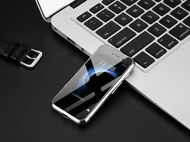 Silver Melrose S9 PLUS мини-телефон на базе Android 2,4" MT6737 четырехъядерный Android 7,0 1 ГБ 8 ГБ 1580 МП мАч 4G LTE супер маленький смартфон - Цвет: Silver