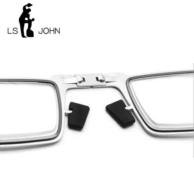 Очки для чтения LS JOHN складные квадратные Безвинтовые мужчин и женщин