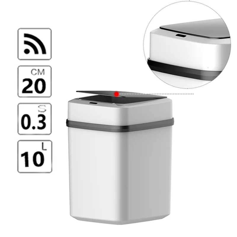 10L автоматизированный Чан для мусора интеллигентая (ый) датчик индукционного
