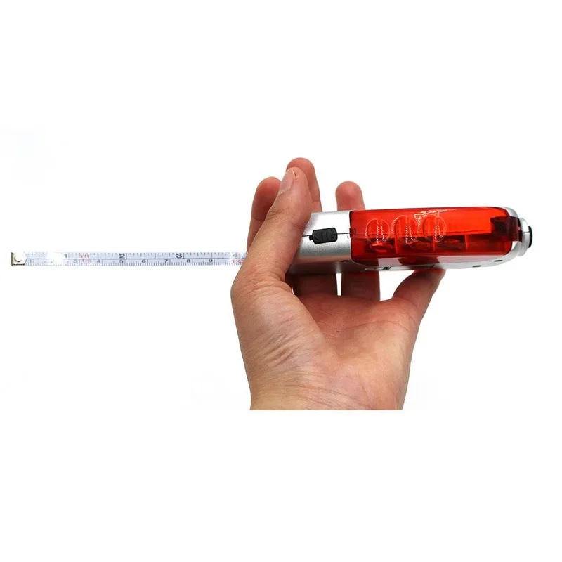 FINDAMAZE Многофункциональный 4-в-1 мини-инструмент с манометром один метр линейка 6