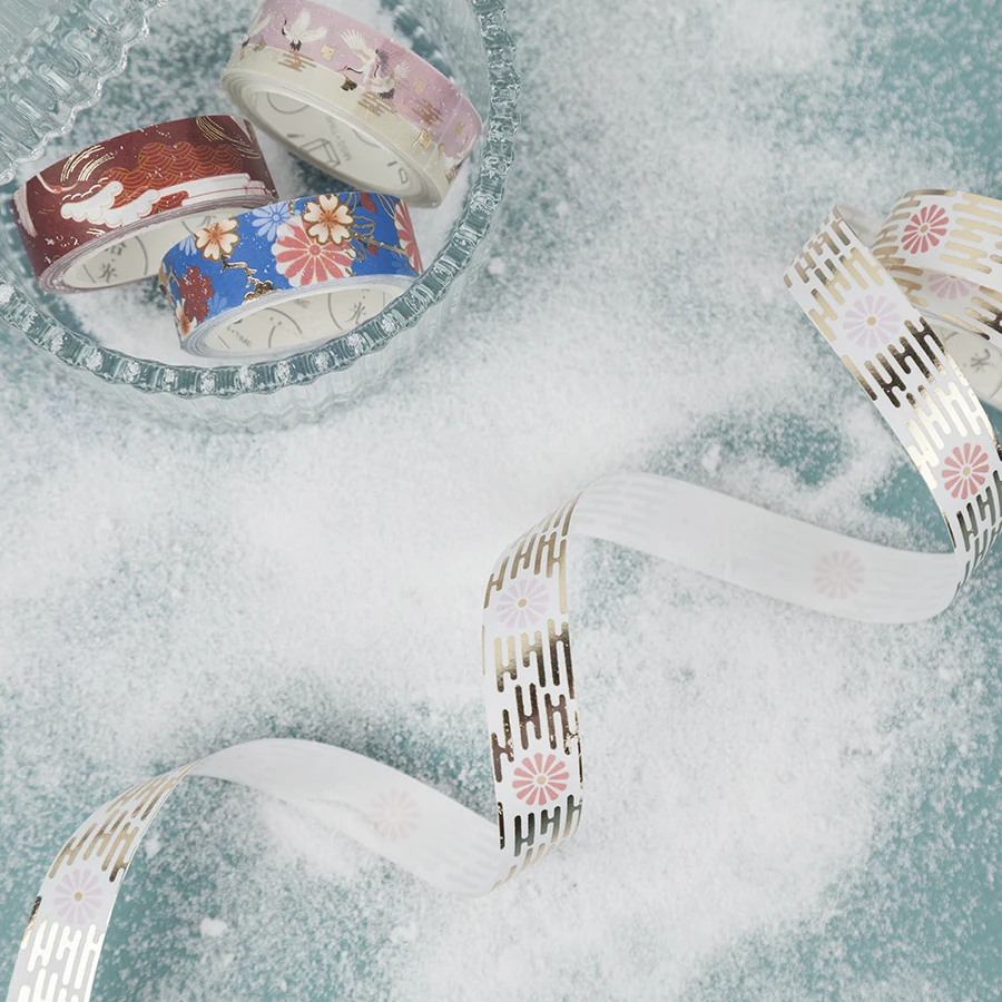 

10 PCS/LOT a kind of brocade series paper decorative tape masking tape washi tape