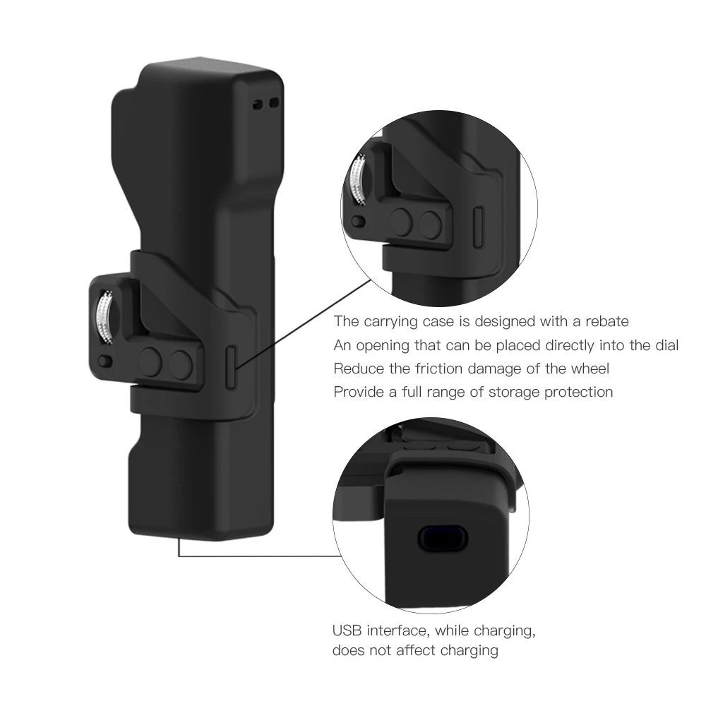 Портативная сумка для хранения для DJI OSMO Карманный чехол Пряжка коробка для Osmo Карманный контроллер колеса Защитная крышка слинг ремень ремешок