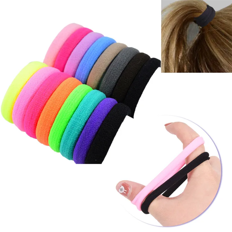 

10 PCS Women Girls Hair Band Ties Rope Ring Elastic Hairband Ponytail Holder Fashion