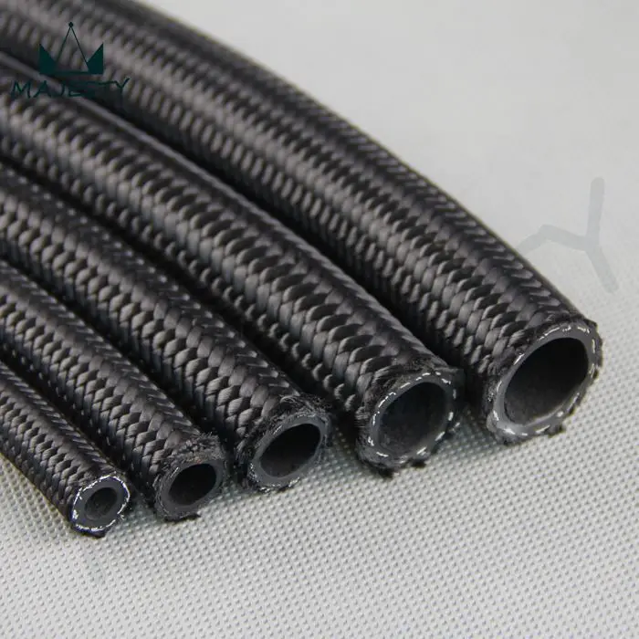 STAINLESS STEEL/NYLON BRAIDED 8AN AN8 8-AN OIL/FUEL/GAS LINE/HOSE 1Meter BLACK | Автомобили и мотоциклы