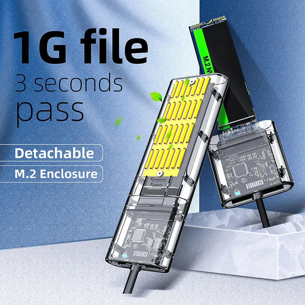 Чехол M2 SSD SATA шасси M.2 для USB 3 0 Gen 1 5 Гбит/с корпус NGFF | Компьютеры и офис