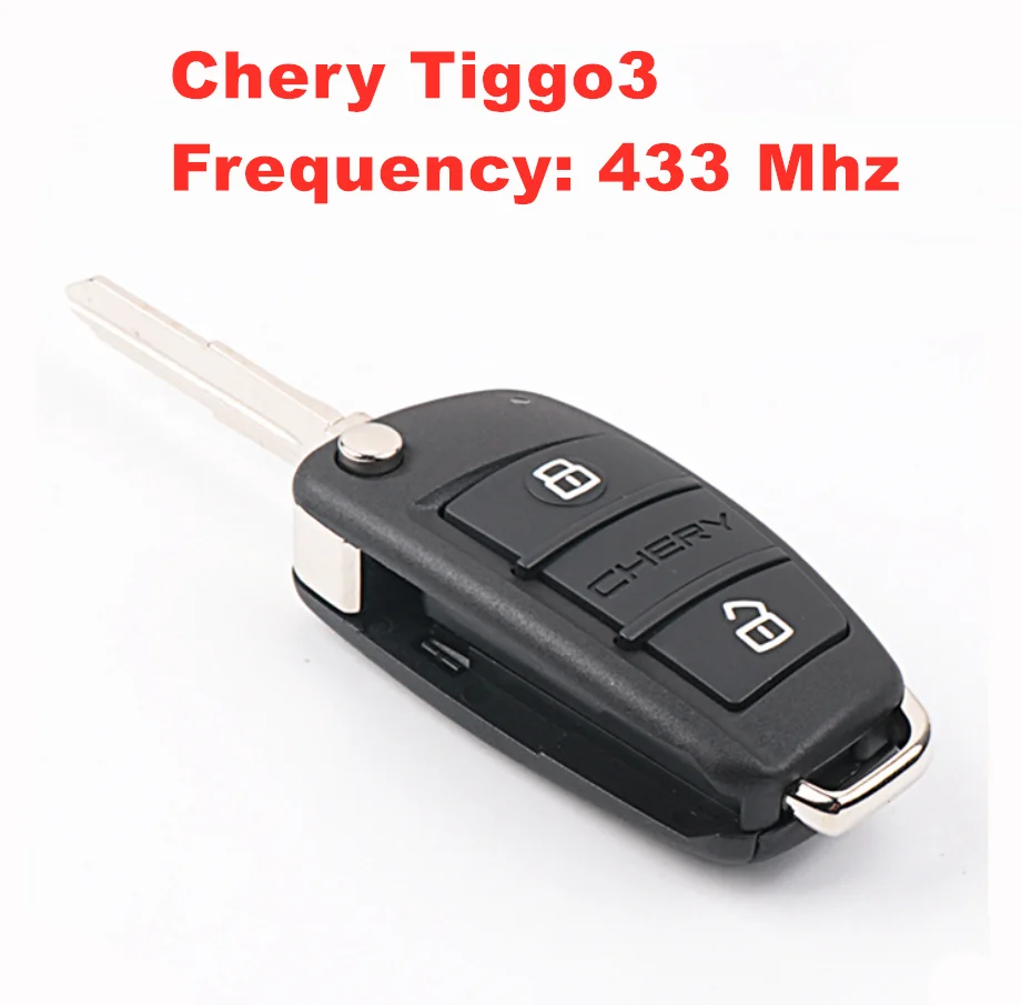

Для Chery Tiggo 3 дистанционный ключ без чипа транспондера 433 МГц
