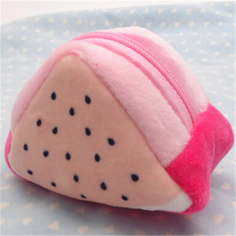 

Kawaii Fruits Watermelon Plush Coin Purse Children Zip Change Purse Wallet Women Pouch Money Bag Kid's Pocket Coin Bag