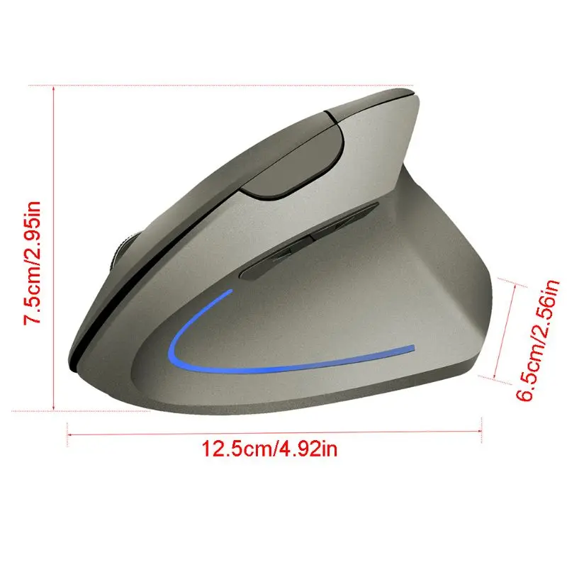 

T22 Wireless Ergonomic Vertical Mouse 2.4GHz 2400DPI Vertical Mice for PC Laptop Gaming Mouse