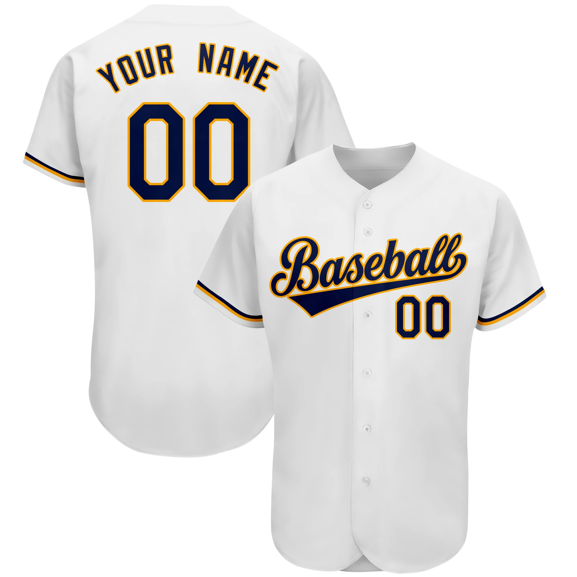 

Custom Novelty Button-Down Baseball Jerseys Personalized Printed Baseball Shirt for Men/Women/Boy