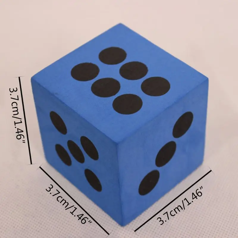 

Foam Foam Dice Set - 24 Pack of Assorted Colorful Big Square Blocks - Perfect for Building Blocks, Educational Toys, Math Party