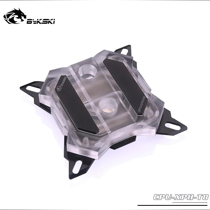 Водяной блок Bykski CPU для INTEL LGA1150 1151 1155 1156 2011 X99 прозрачный/черный/серебристый
