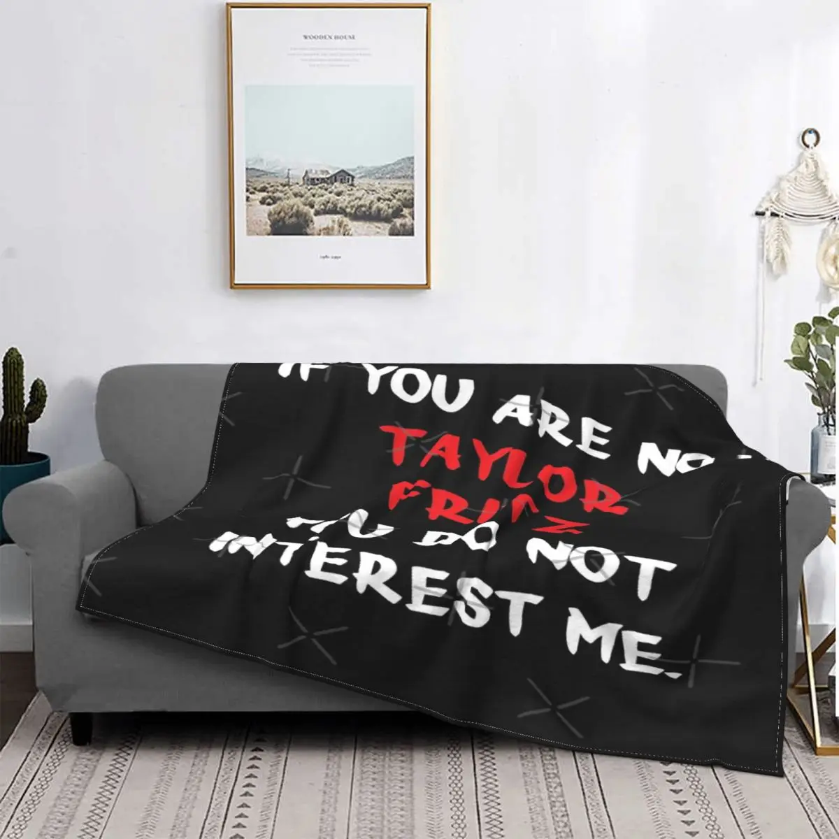 If You Not - Taylor Fritz Manta, para cama colcha, alfombra a cuadros, manta de playa, Sudadera con capucha, alfombra de oration
