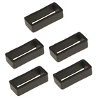 10x резиновые силиконовые часы ремешок петли 22 мм безопасные кольца белый + черный