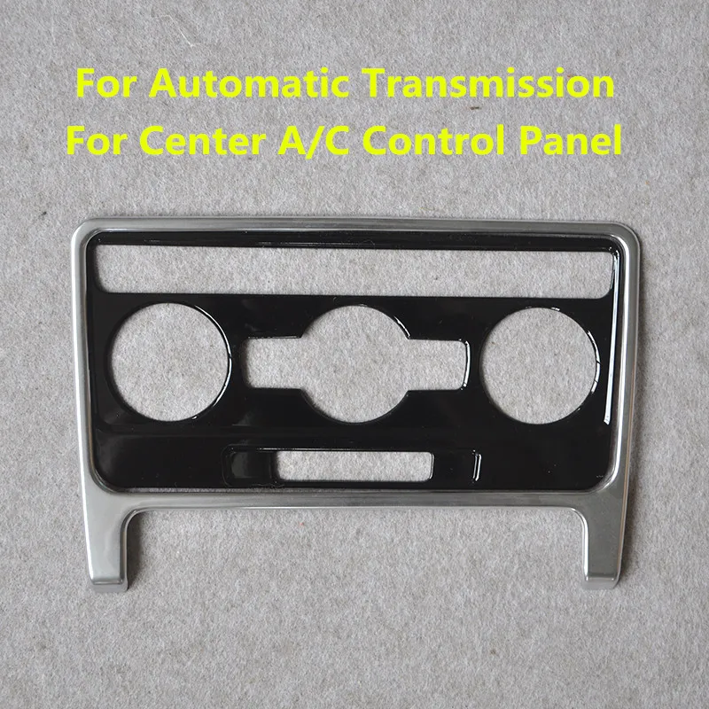For AT AC Control Черный интерьерный Декор AC для панели управления окон крышка ручка переключения наклейка ручка Литье отделка для Volkswagen Beetle 2013 - Название цвета: For AT AC Control