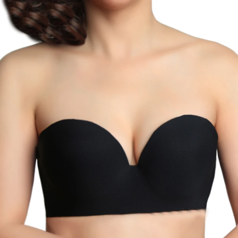 Женский бесшовный бюстгальтер с чашками пуш-ап размеры 34-44 | Женская одежда