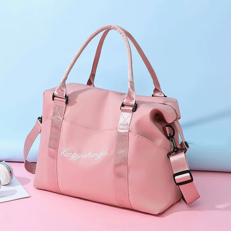 

Short-distance travel bag female bag net celebrity portable large-capacity lightweight sports gym bag luggage bag lady travel ba
