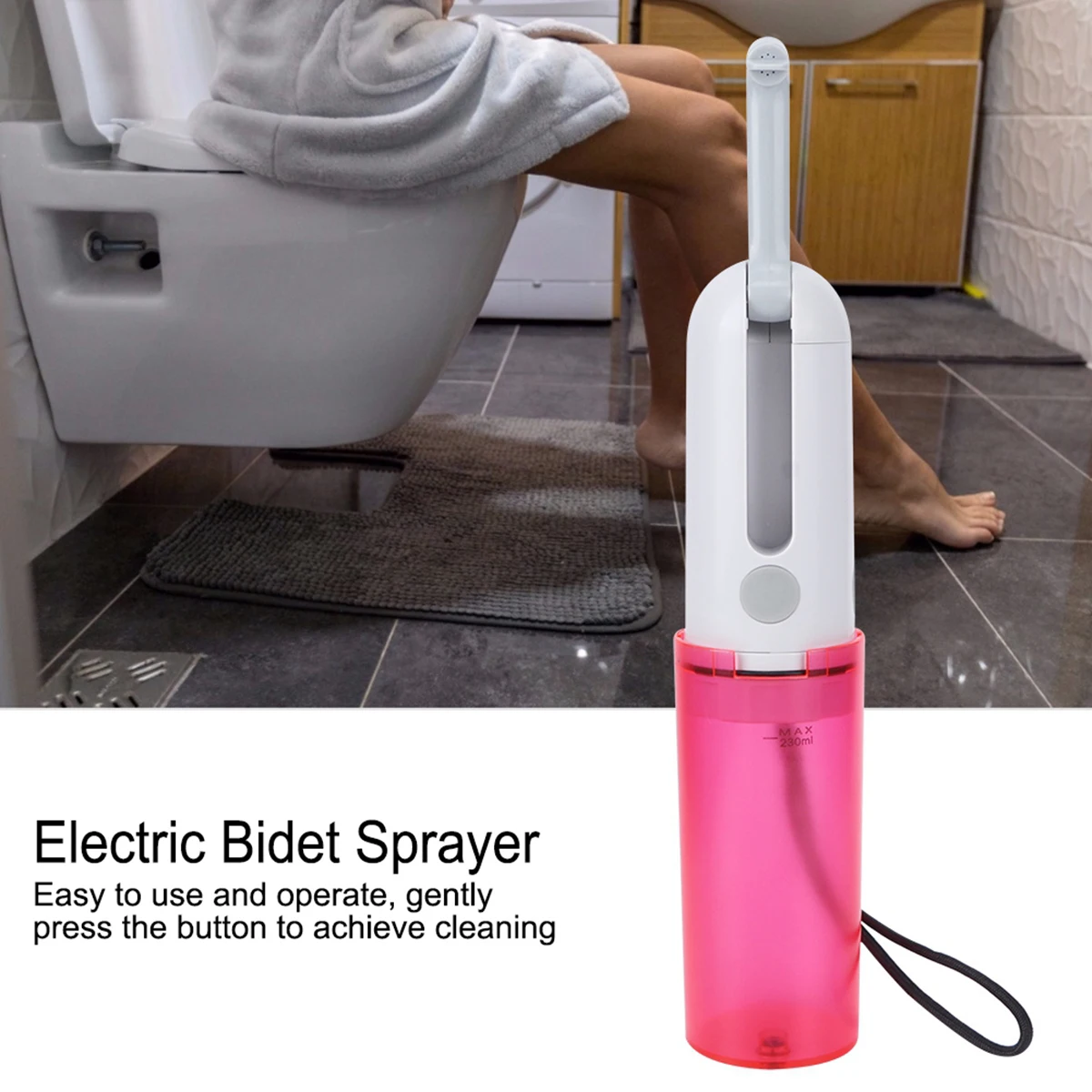 Portable Silicone Bidet Handheld Travel Electric Woman Sprayer new | Дом и сад