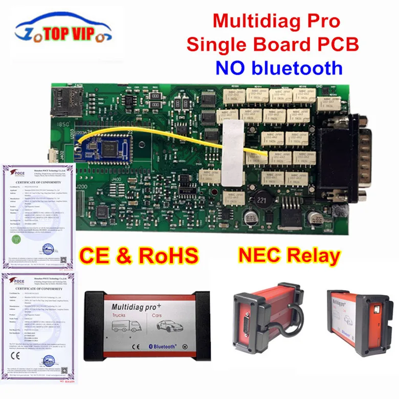 Multidiag no BT Новейший Bluetooth,1 keygen зеленый одноплатный tcs obd2 сканер OBDIICAT-TCS автомобиля грузовика диагностический инструмент код ридер Multidiag - Цвет: Multidiag no BT
