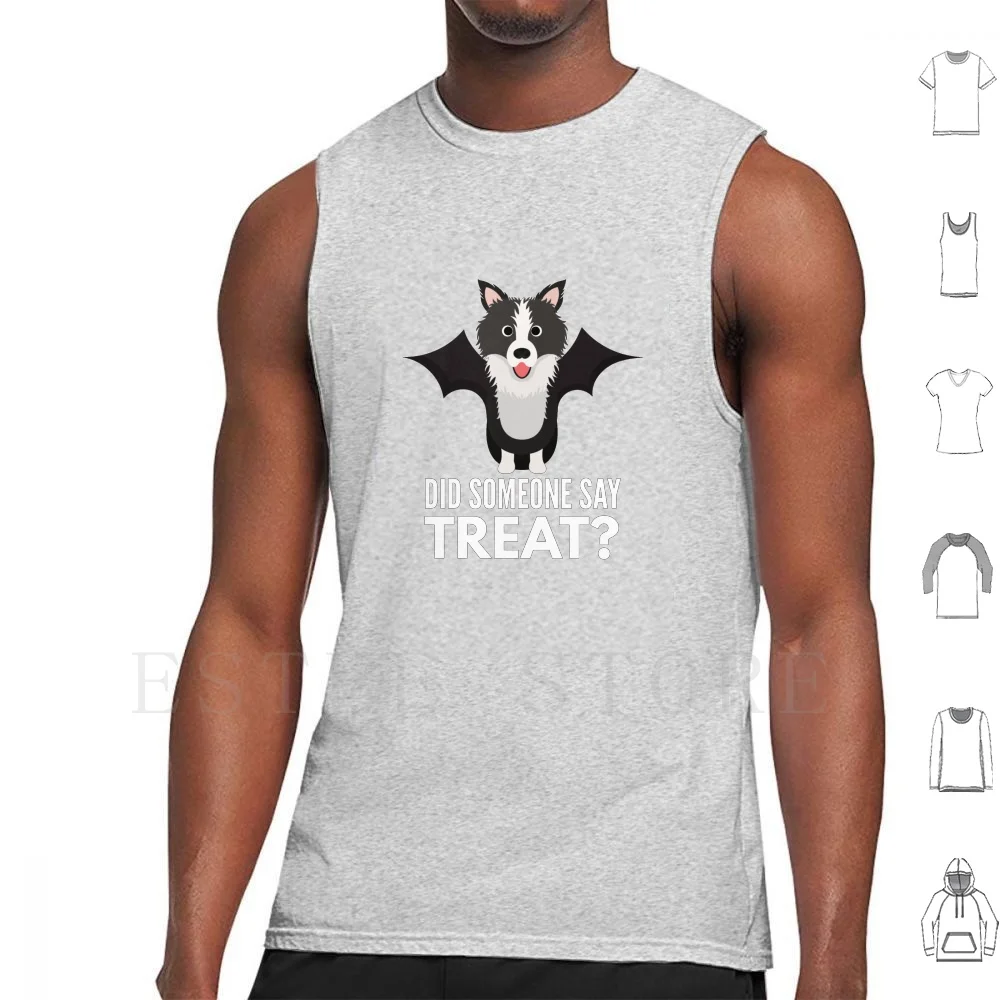 

Border Collie Halloween Trick Or Treat Tank Tops Vest Sleeveless Trick Or Treat Halloween Collie Collies Collie Mom Collie