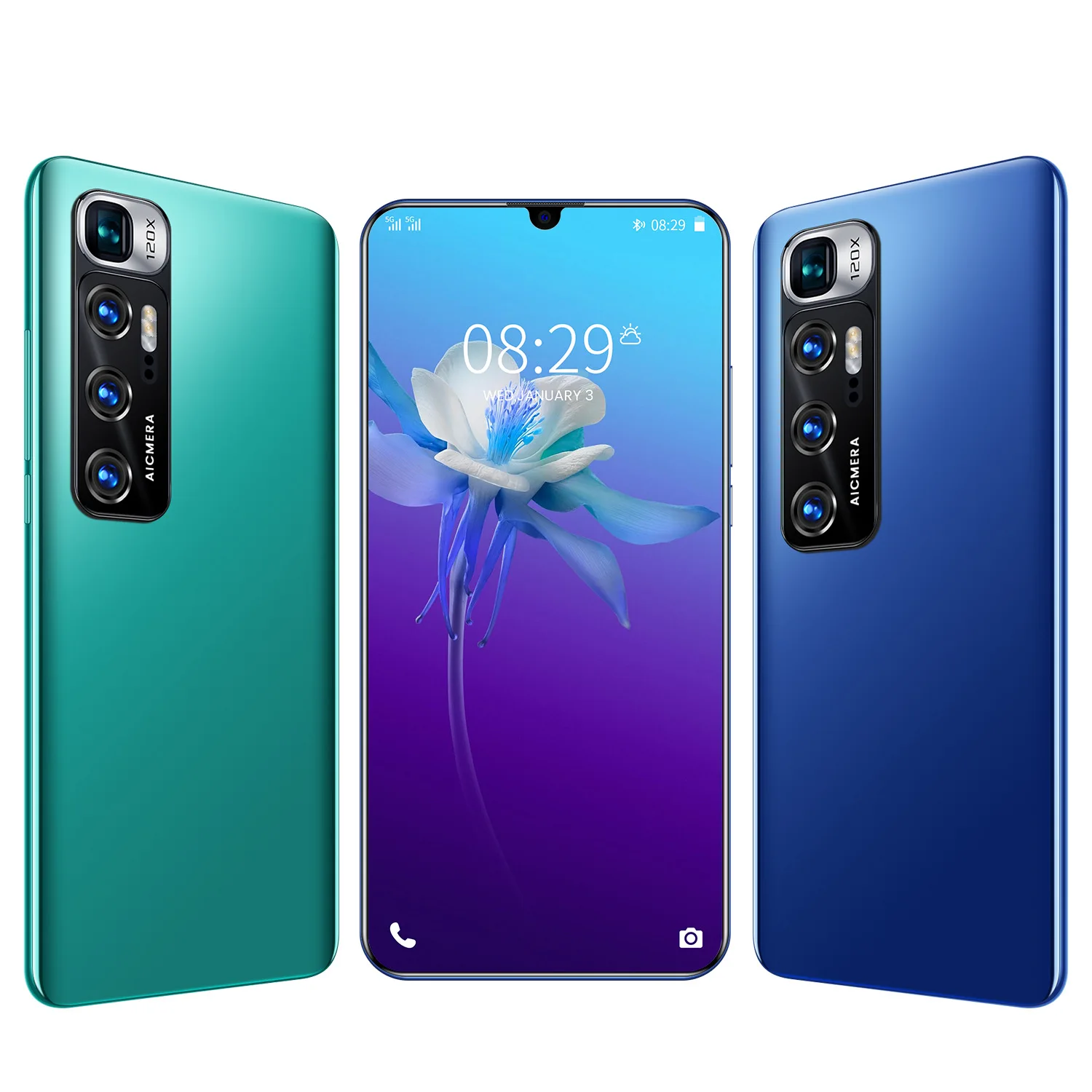 

M11pro 7.2-Inch HD Screen With Three Cards And Three Standby High-End All-In-One Machine With Face Recognition 3.5D Arc Edge
