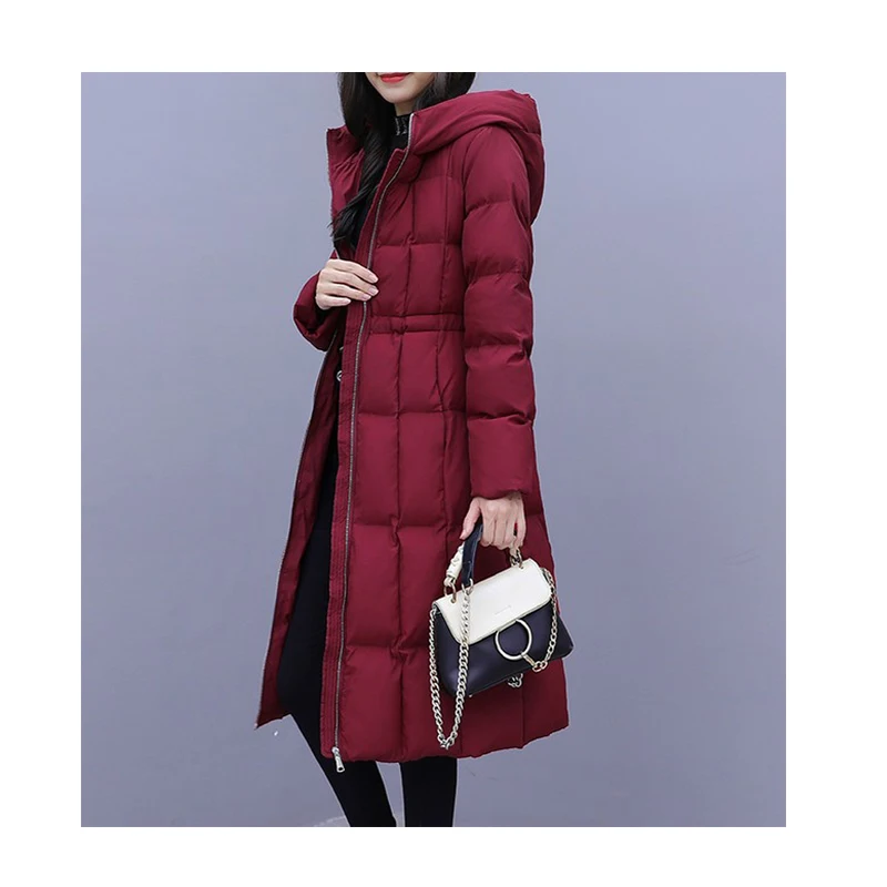 Женский пуховик пальто 2019 новые зимние большой меховой воротник женское длинное