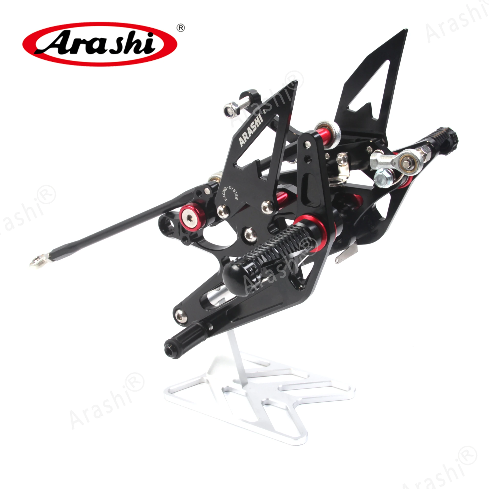 Араши CNC Регулируемая подставка для ног YAMAHA YZF R1 2005 2006 подножки задние комплекты
