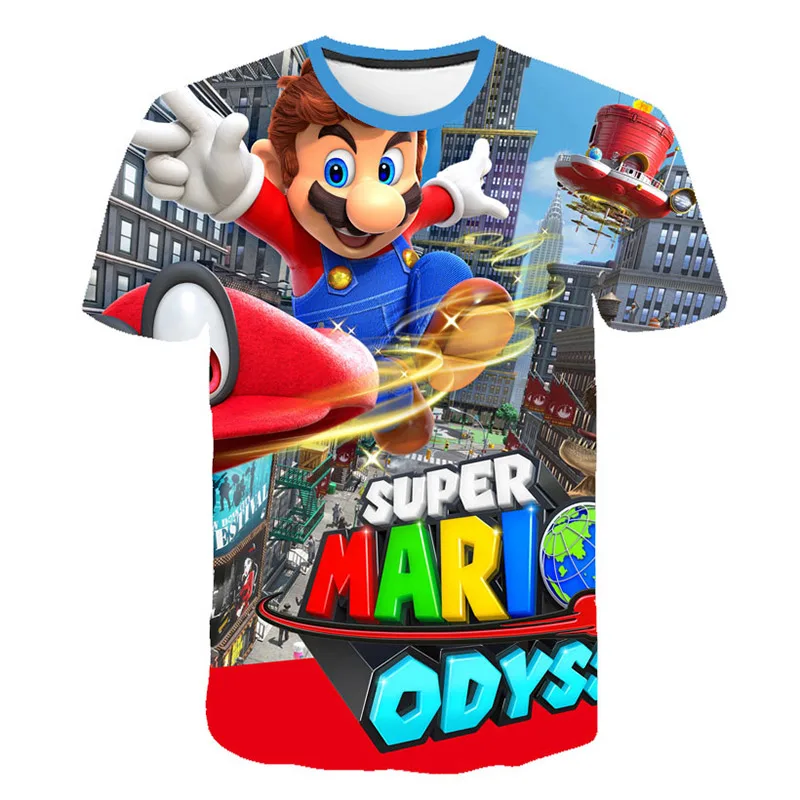

Summer Fashion Men's and Women's Cartoon T-Shirt 3D Printing Creative Boy Girl Anime Cute Short Sleeve 2021 Street Fun Costume