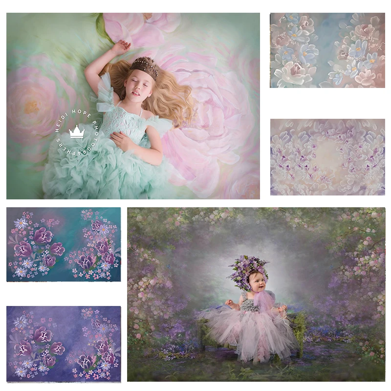 Mocsicka художественный текстурированный фон для фотосъемки с цветами ручная