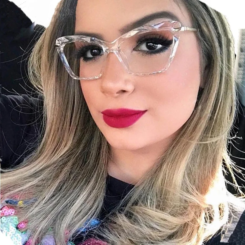 

2020 Fashion Square Glasses Frames Women Trending Styles Brand Optical Computer Glasses Oculos De Grau Feminino Armacao gafas