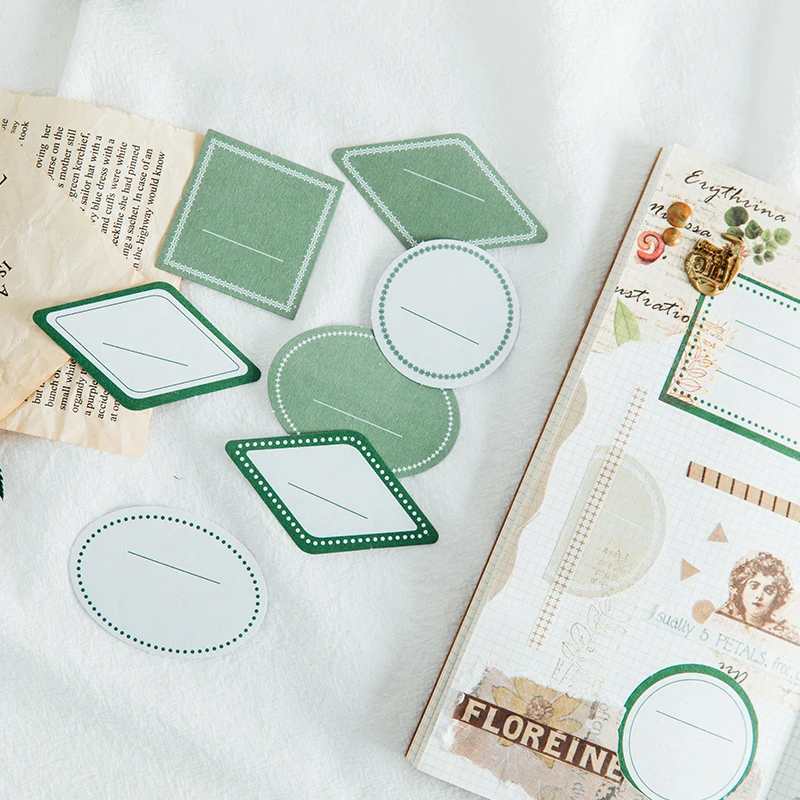 Классический в ретро стиле записываемая запечатывающая Наклейка Мини украшение