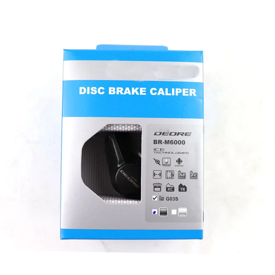 SHIMANO Deore BR M6000 MTB дисковый тормоз горного велосипеда суппорт оригинальная коробка Запчасти для велосипеда включают G03S