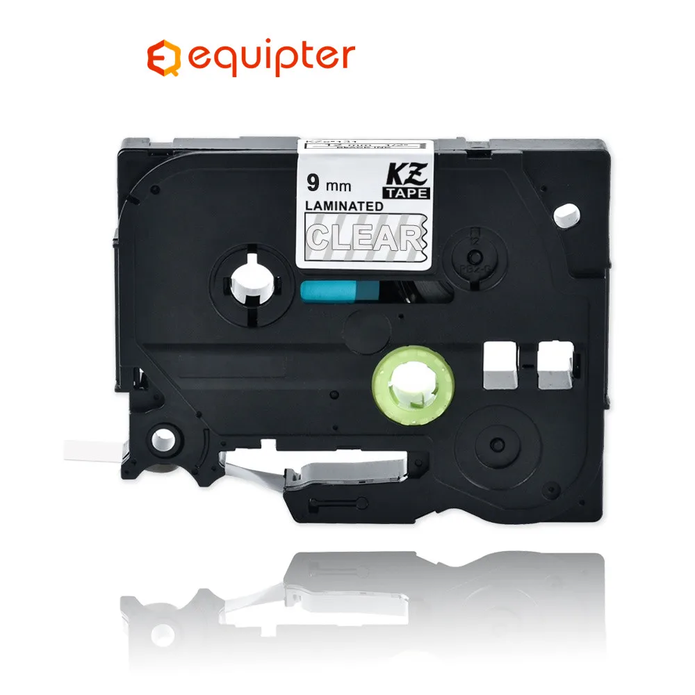 

Tze125 9mm White on clear Compatible Brother p-touch printers tze-125 tz115 tz-125 tz tze 125 label tape ribbon for ptouch maker