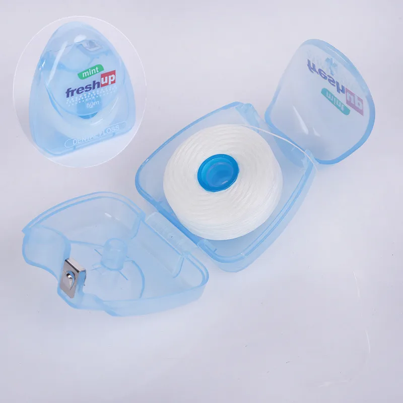 50 м зубная нить гигиенический комплект для полости рта уход за зубами полостью |
