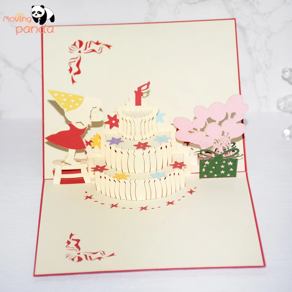 3D открытки для дня рождения открытка девочек влюбленных друзей семьи день