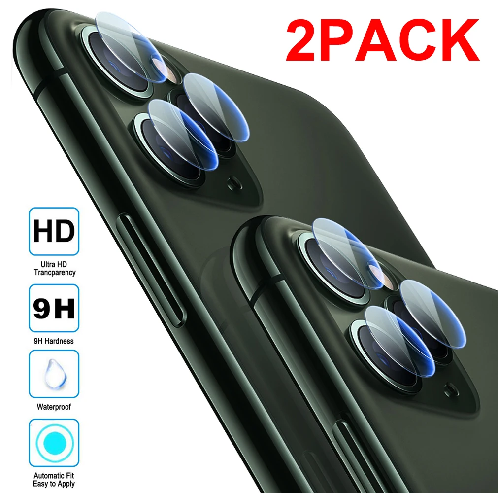 9H пленка для объектива камеры iPhone 11 Pro Max 2019 2 упаковки Закаленное стекло экран