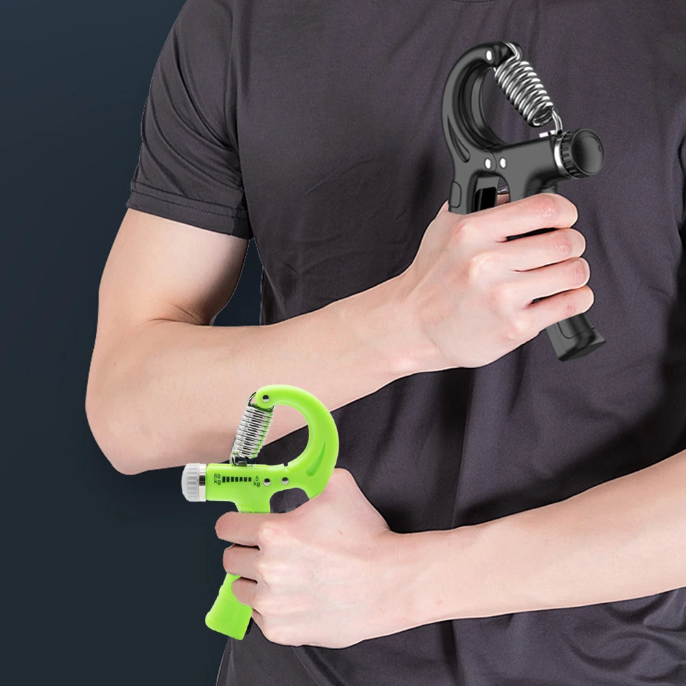 

5-60KG Hand Gripper Men Adjustable Finger Heavy Exerciser Strength for Fitness Muscle Recovery