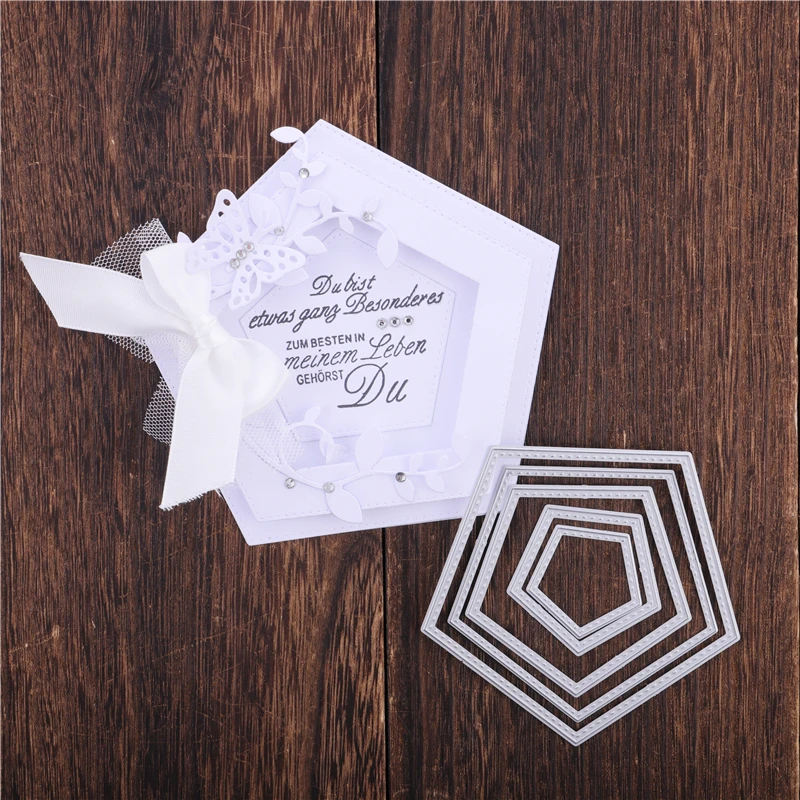 Набор винтажных Рам DiyArts 7 шт./лот цветочные формы штампы для резки бумаги