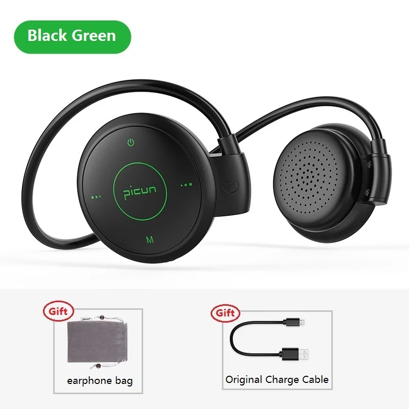 Оригинальные беспроводные наушники Picun T6 с ушным крючком Bluetooth спортивная