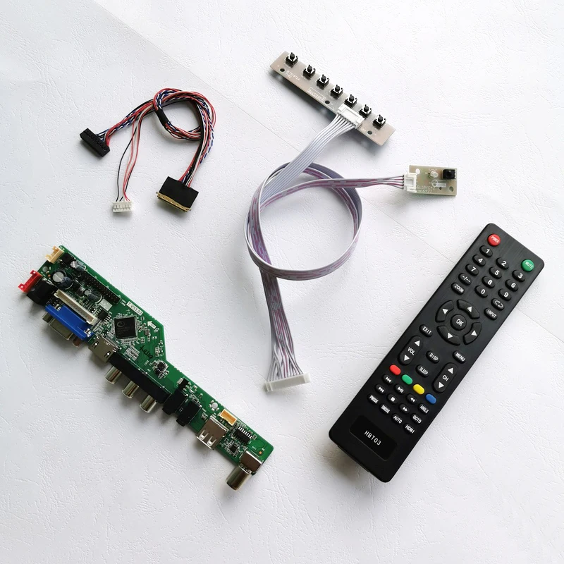 Для B101XTN01/CLAA101WA01 WLED LVDS 40Pin аудио VGA USB RF 10 1 &quot1366*768 ноутбук ПК дисплей Контроллер