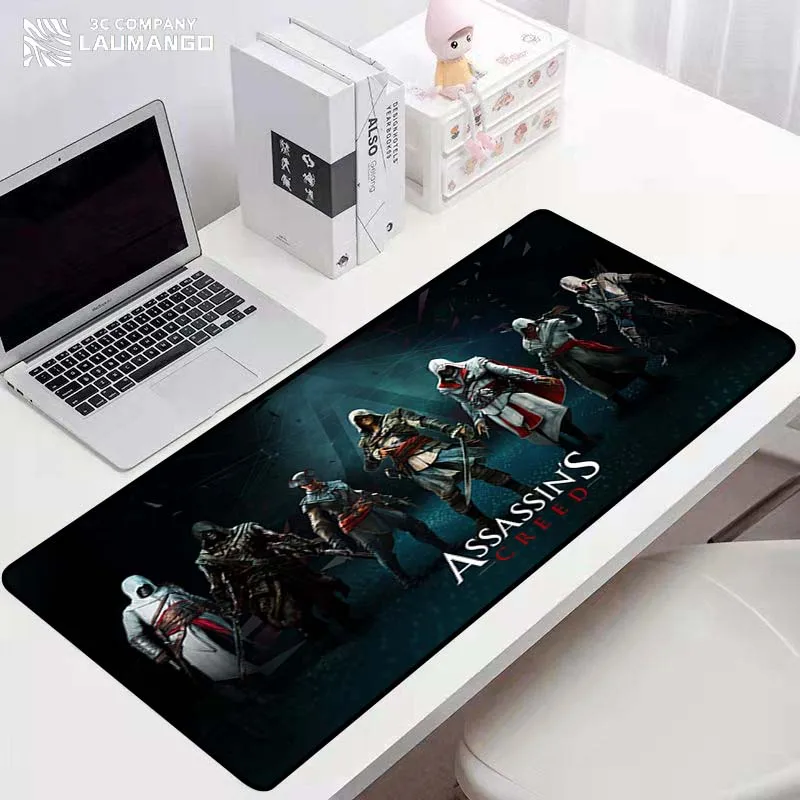 

Gaming Laptop Assassin's Creed Mouse Gamer Accessories Rubber Mat Mause Pad Computer Mousepad Company Mausepad Pc Mats Carpet Xl