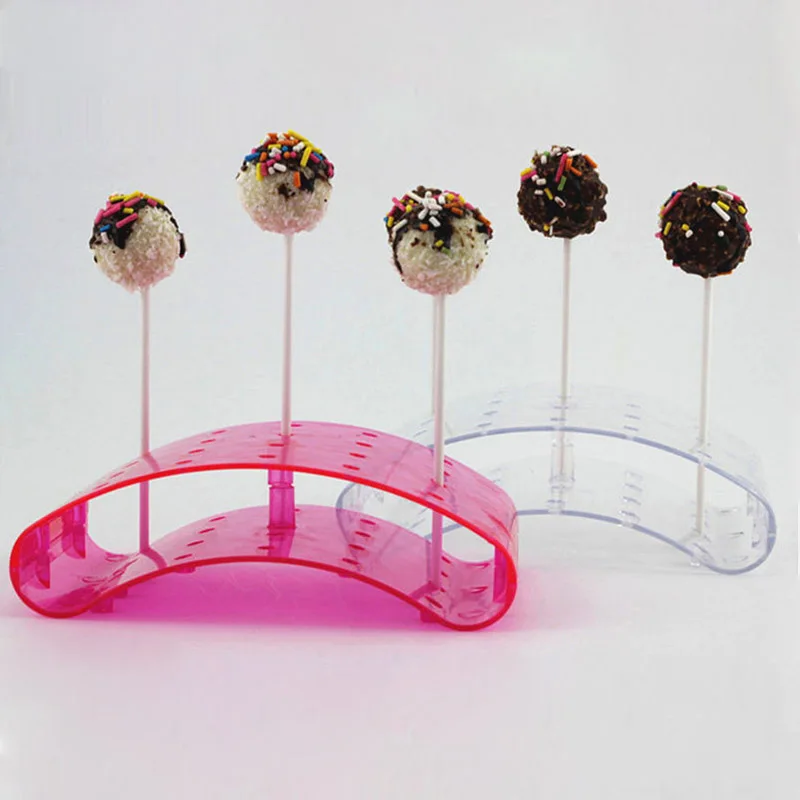 

DIY U Shaped Display Holder 20 Holes Lollipop Stands Cake Display Stand Lollipop Bakeware tool Kitchen accessories Party decor